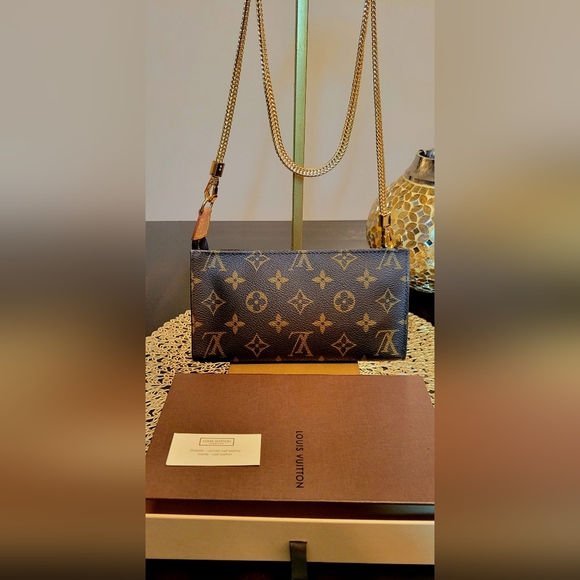 100% Authentic Louis Vuitton Monogram Pouch - Picture 4 of 12